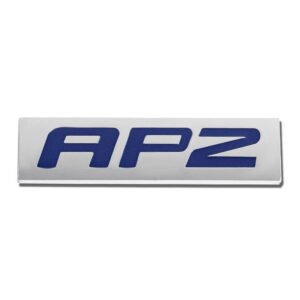 Blue/Chrome AP2 Text Logo Plate Automobile Trunk Metal Badge Decal Emblem