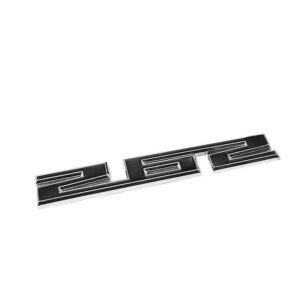 Black/Chrome 262 Cu Sign Logo Engine Badge Emblem Polished Decal Plate 3M Tape