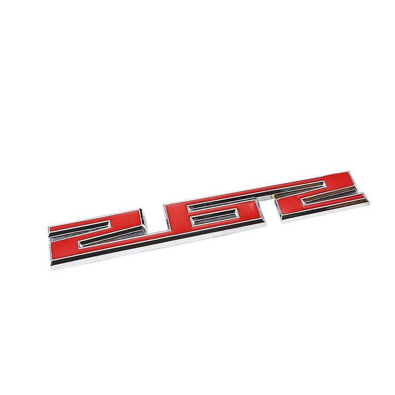 Red/Chrome 262 Number Logo Badge Emblem Polished Decal Plate Adhesive Sticker