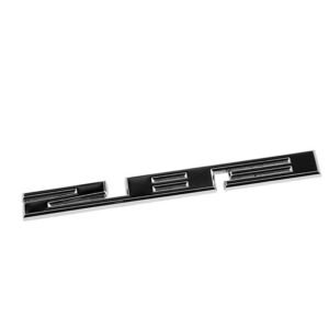 Black/Chrome 283 Cu Sign Logo Engine Badge Emblem Decal Plate 3M Sticker