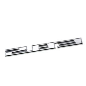 Chrome 283 Cu Sign Logo Number Auto Badge Emblem Polished Decal Plate 3M