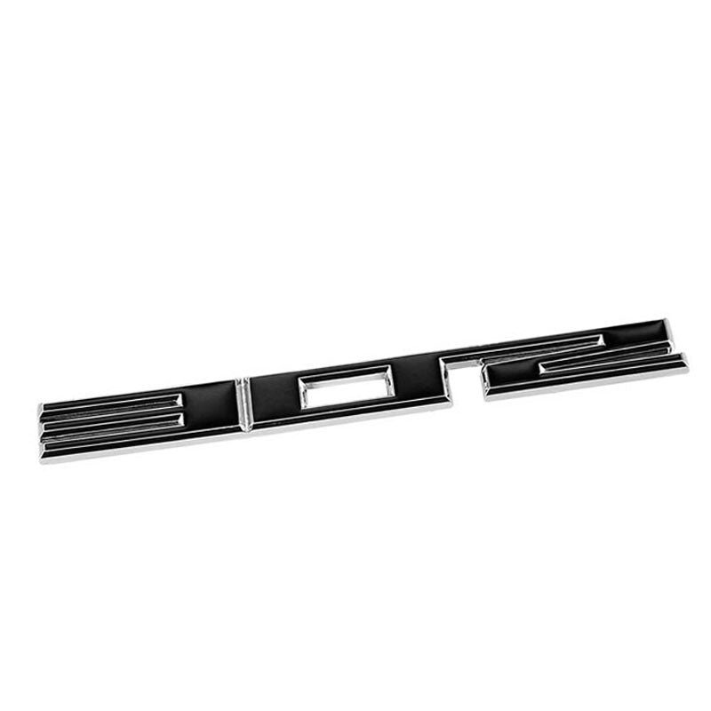 Black/Chrome 302 Cu Sign Sport Logo Engine Badge Emblem Polished Decal Plate 3M