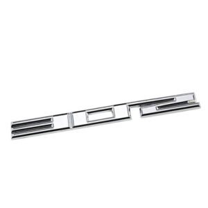 Chrome 302 Symbol Engine Sign Car Logo Badge Emblem Polished Decal Plate 3M
