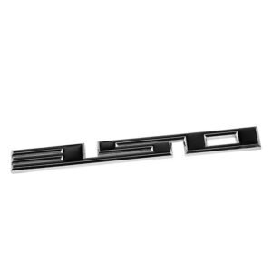 Black/Chrome 350 Cu Sign Logo Engine Badge Emblem Decal Plate 3M Sticker