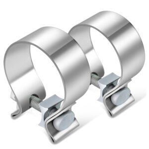 BFC 2.00″ Clamp-On Narrow Band Seal Style Exhaust Muffler Pipe Clamps