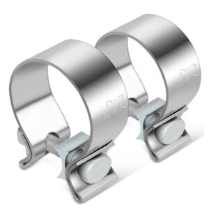 BFC 2.50″ Clamp-On Narrow Band Seal Style Exhaust Muffler Pipe Clamps