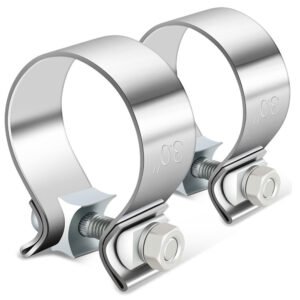 BFC 3.00″ Clamp-On Narrow Band Seal Style Exhaust Muffler Pipe Clamps