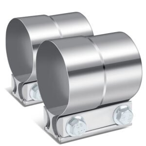 BFC 3.00″ Clamp-On Lap Joint Band Style Exhaust Muffler Pipe Clamps