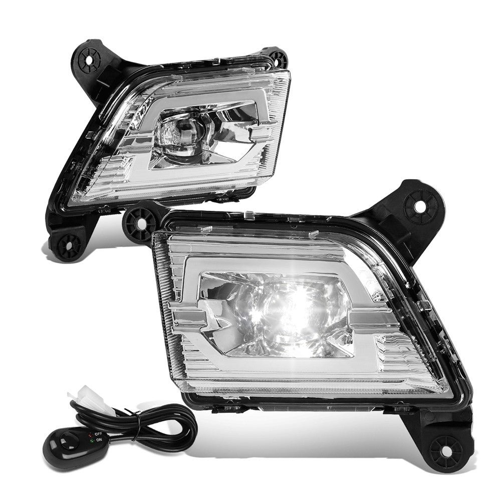 Front Bumper Replace Left/Right LED Fog Light For 19-20 Silverado 1500