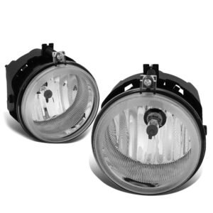 Clear Lens Front Bumper Fog Light Lamps For 05+ Dodge Avenger Caliber Caravan Challenger Charger Nitro