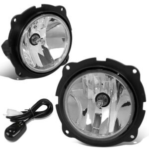 Front Bumper Replace Left/Right Halogen Fog Light w/Switch For 07-12 Ford Escape