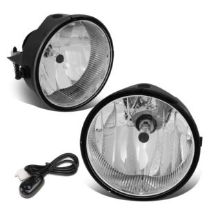 Clear Lens Front Bumper Fog Light Lamps w/Switch For 06-10 Ford F-150/06-10 Lincoln Mark LT