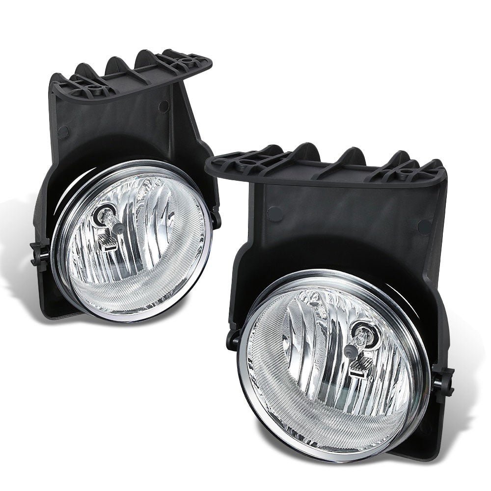 Clear Lens Front Bumper Fog Light Lamps For 03-06 GMC Sierra 1500 2500 3500
