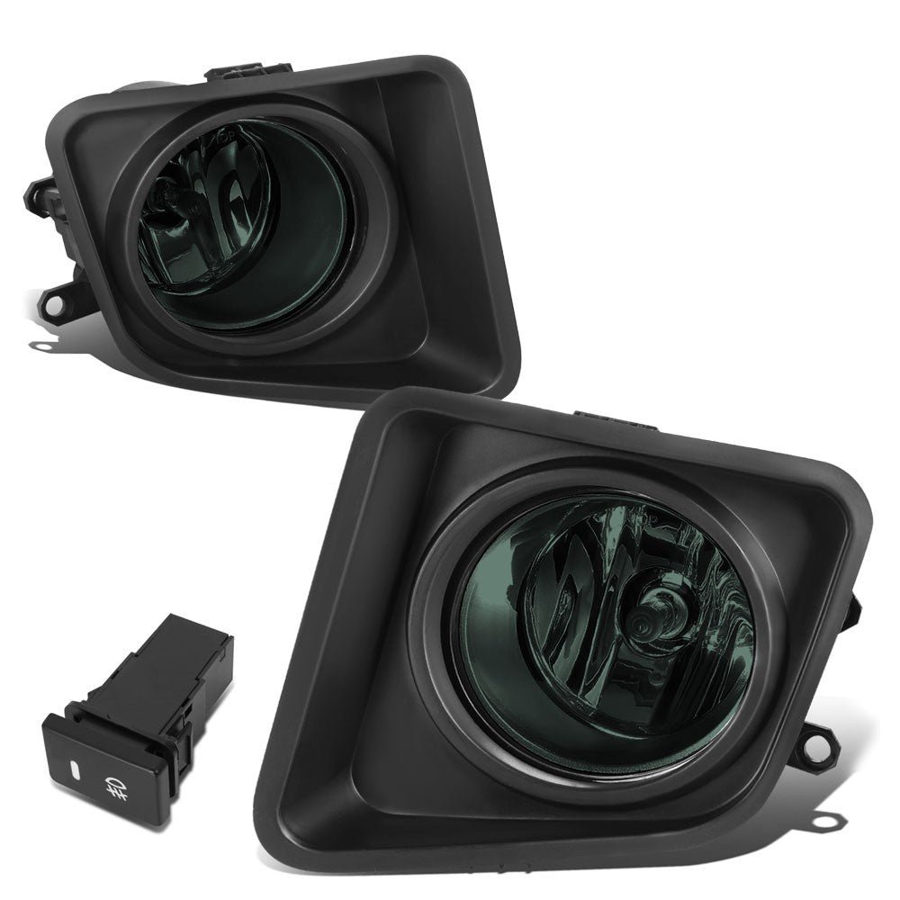 Smoked Lens Front Bumper Fog Light Lamps w/Switch For 14-21 Toyota Tundra (XK50)