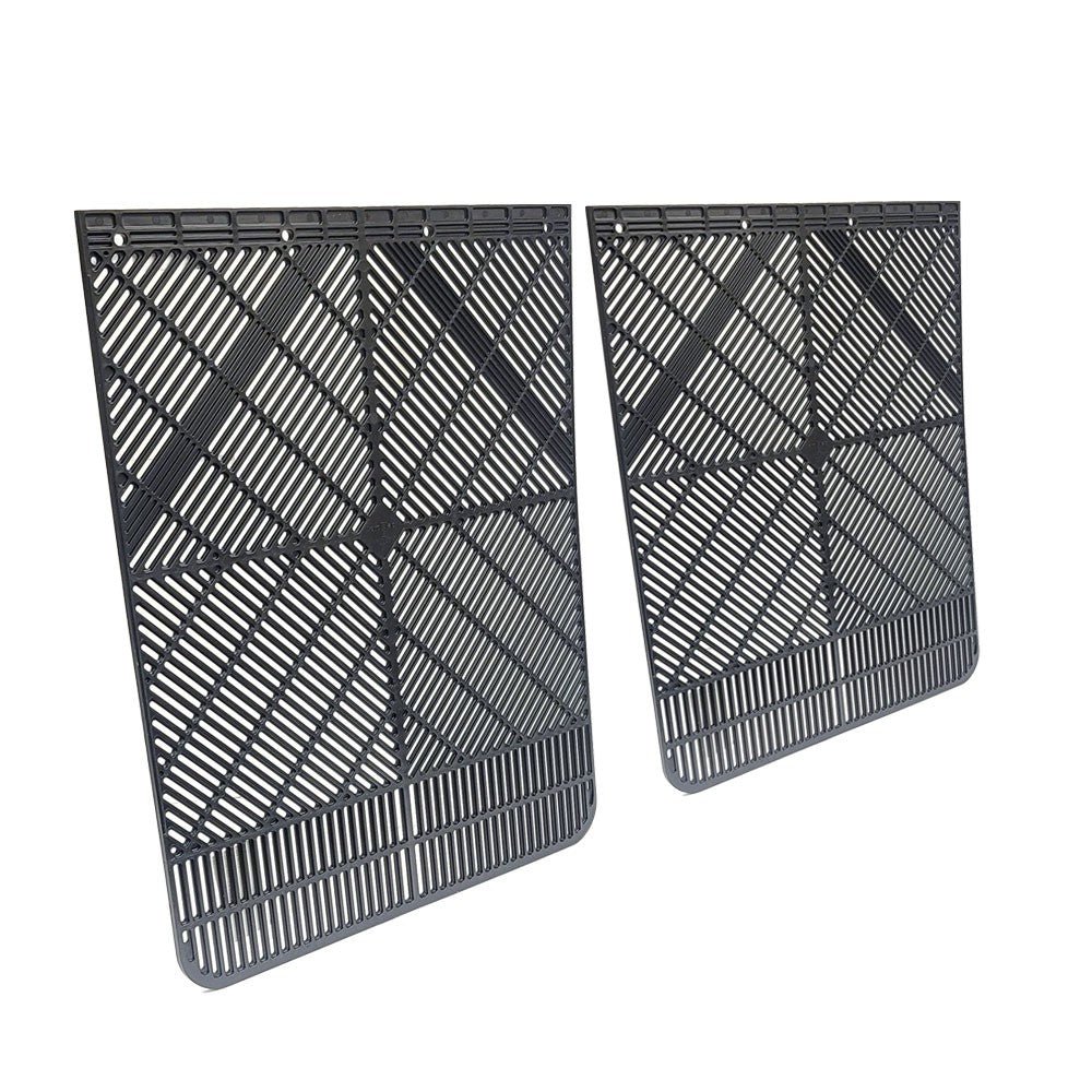 2X F.E 30″x24″ AeroFlap Straight Mud Flap Guards 033-08002 Semi Truck Trailer