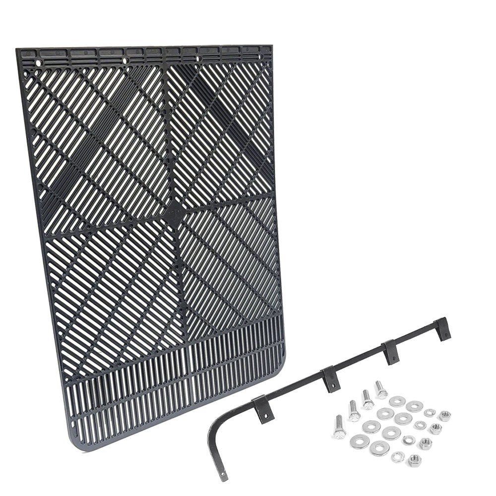 F.E 30″x24″ AeroFlap Mud Flap+Mount+Straight Hanger 033-08002 Truck Trailer