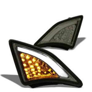 Chrome/Smoke Len Front Bumper LED Turning Signal Corner Light Lamp For Scion FRS
