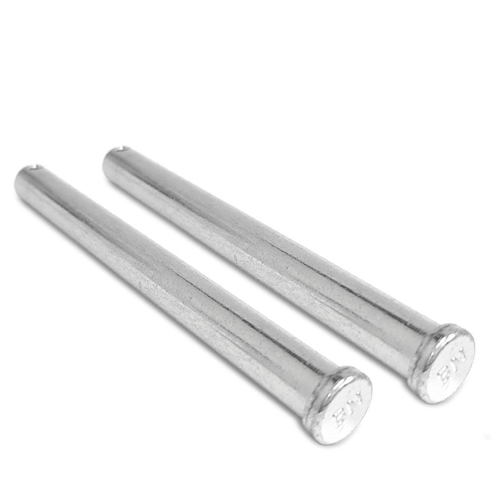 2X Fruehauf FRUWCE7812-1 Hinge Pin “Flat Head” with End Hole 5-1/2″ L, 1/2″ DIA