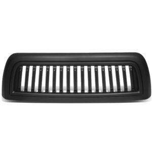 Black Matte Badgeless Vertical Slat Style Front Grille For 10-18 Ram 2500