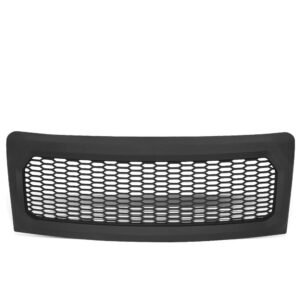 Black Matte Honeycomb Mesh Style Front Grille For 09-14 Ford F-150