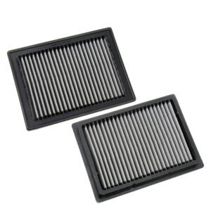 HPS Engine Drop-In Panel Air Filter (Pre-Oiled/Washable/Reuseable) HPS-457369×2
