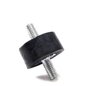 Anti Vibration Mount Isolator M6 Male/Male [1/2″ Stud] [1/2″ Thick Rubber] [1″ Diameter]