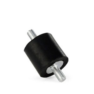 Anti Vibration Mount Isolator M6 Male/Male [1/2″ Stud] [1″ Thick Rubber] [1″ Diameter]