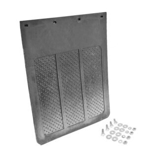 Aurora 30″x24″ Anti-Spray knobs Straight Mud Flap+Mount 2430HD Truck Trailer