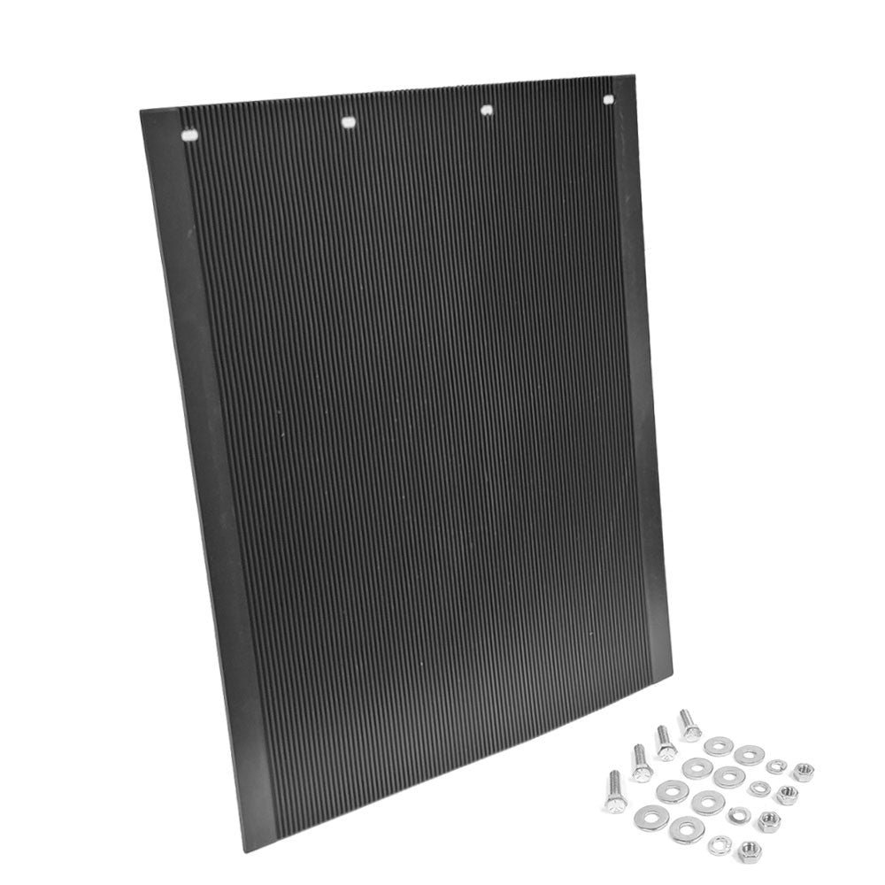 Aurora 30″x24″ Anti-Spray Straight Mud Flap Guard+Mount 2430PHDB Truck Trailer