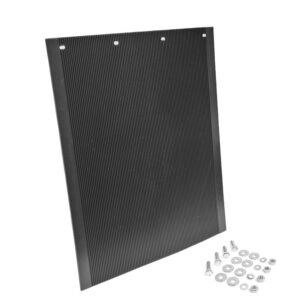 Aurora 30″x24″ Anti-Spray Straight Mud Flap Guard+Mount 2430PPSB Truck Trailer