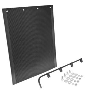 Aurora 30″x24″ Anti-Spray Mud Flap+Mount+Straight Hanger 2430PPSB Semi Truck