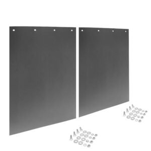 Aurora 30″x24″ Polyguard Straight Mud Flap Guard+Mount 2430PSB Truck Trailer