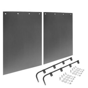 Aurora 30″x24″ Polyguard Mud Flap+Mount+Straight Hanger 2430PSB Truck Trailer