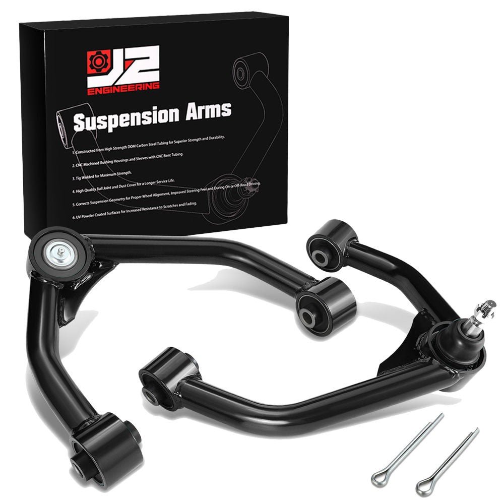 J2 Black 2-4″ Lift Front Upper Control Arm For 15-22 Chevrolet Colorado/GMC Canyon