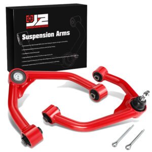 J2 Red 2-4″ Lift Front Upper Control Arm For 15-22 Chevrolet Colorado/GMC Canyon