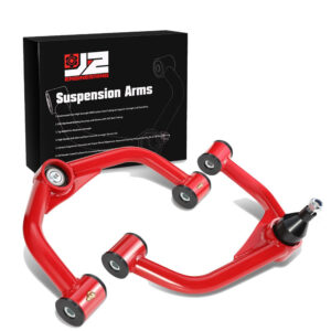 J2 Red 2-4″ Lift Front Upper Control Arm For 11-19 Chevrolet Silverado GMC Sierra 2500 3500 HD