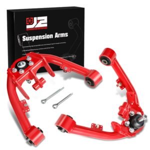 J2 Red 2-4″ Lift Front Upper Control Arm For 99-06 Chevrolet Silverado GMC Sierra 1500
