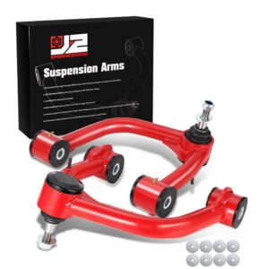 J2 Red 2-4″ Lift Front Upper Control Arm For 05-22 Toyota Tacoma
