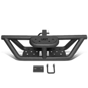 J2 Two-Tiered Tubular Step Design Universal Carbon Steel 2″ Tow Hitch Receiver Step