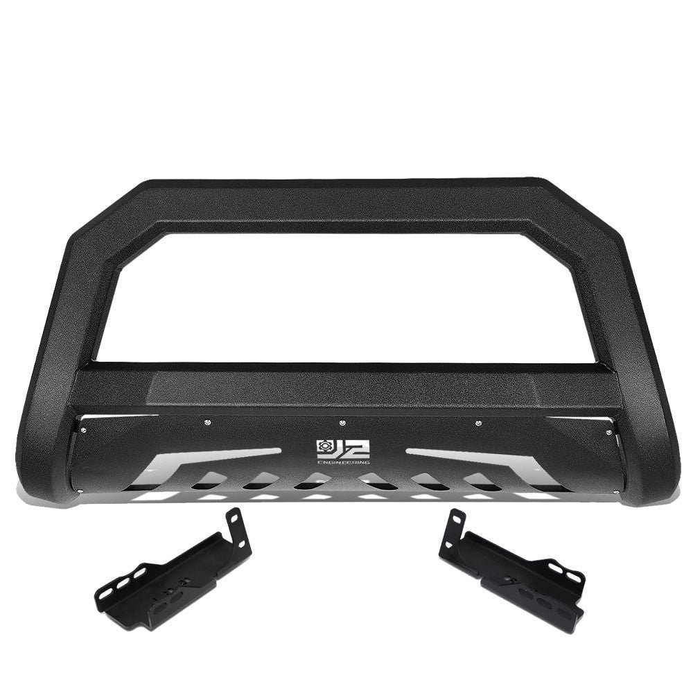 J2 Box Beam Design Front Bumper Bull Bar Guard For 07-18 Chevy Silverado GMC Sierra