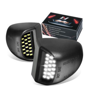 Nuvision LPL-ZTL-9073 White LED Rear License Plate Light For 01-14 Chevrolet GMC GMT800 GMT900