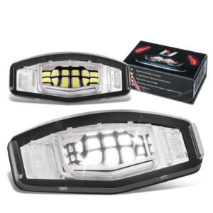 Nuvision LPL-ZTL-9075 White LED Rear License Plate Light For 06-18 CSX ILX RDX TSX Accord Civic