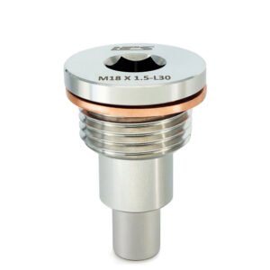 HPS Stainless Steel 5000 Gauss Neodymium Magnetic Differential Oil Drain Plug+Washer MDP-M18x150-L30