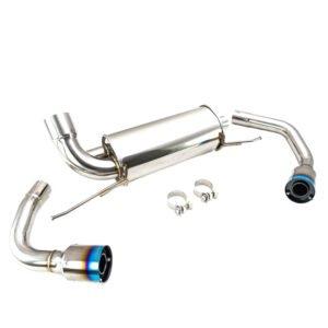 Megan Supremo Series Axleback Exhaust System Burnt Dual Tips For 19+ BMW 330i RWD 2.0L i4 Turbo M Sport (G20)