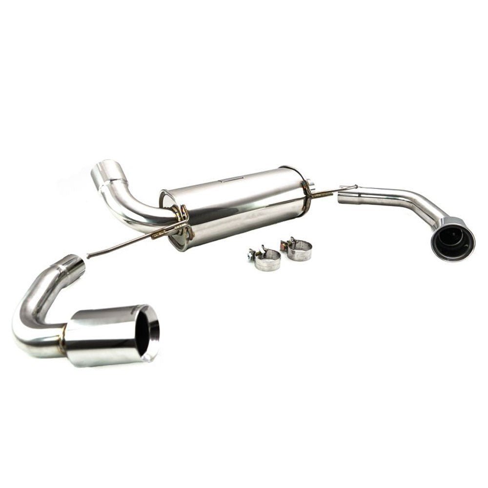 Megan Supremo Series Axleback Exhaust System Stainless Dual Tips For 19+ BMW 330i RWD 2.0L i4 Turbo M Sport (G20)