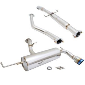 Megan RS Stainless ABE Exhaust System 3″ Blue Titanium Tip For 05-10 Scion tC