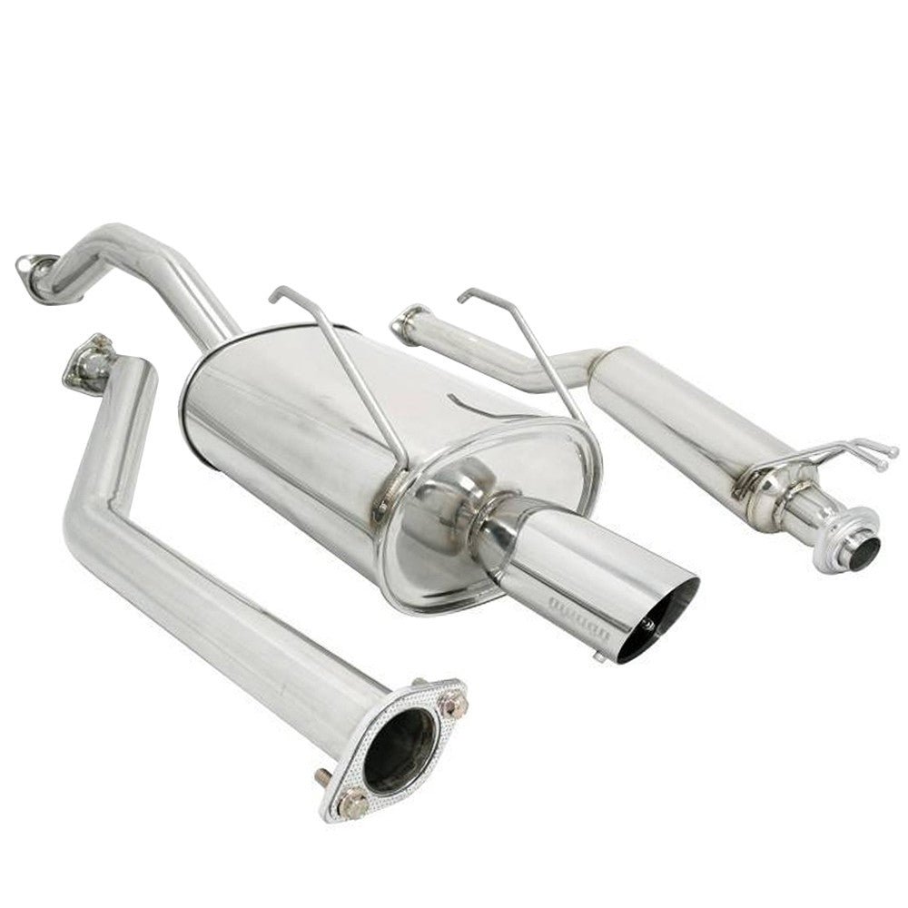 Megan OE-RS Stainless Steel CBS Exhaust System For 01-04 Honda Civic Sedan EX