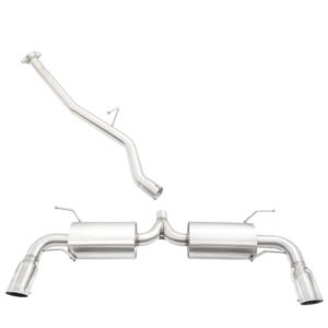Megan Racing DS-Type Stainless CBS Exhaust System Polish Tips For 09-13 Mazda RX-8