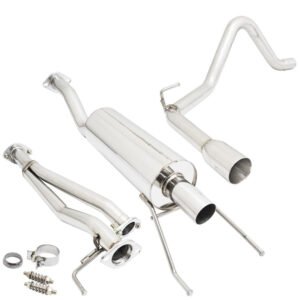 Megan OE-RS Series Catback Exhaust System Single Round Tip For 16-23 Toyota Tacoma N300