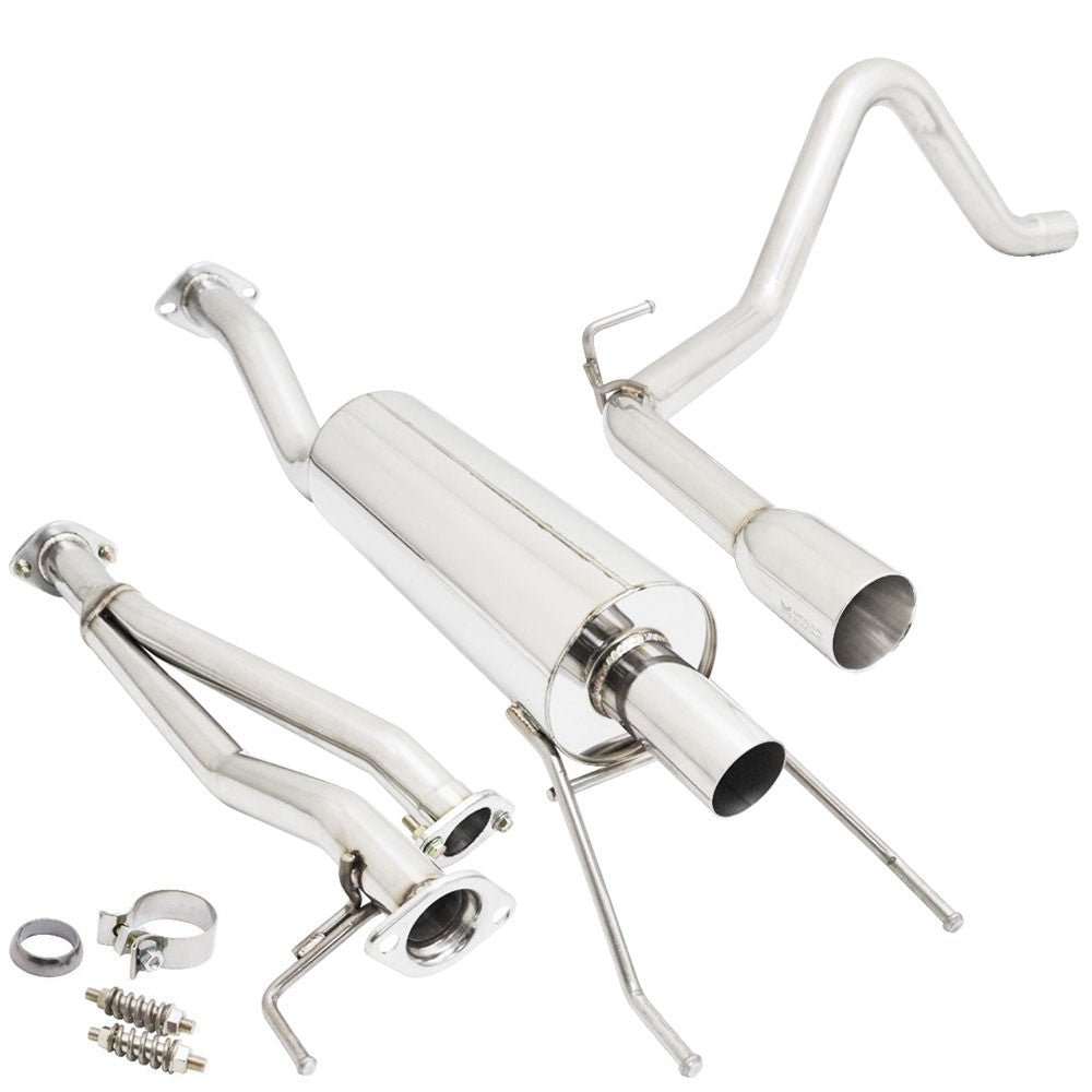 Megan OE-RS Series Catback Exhaust System Single Round Tip For 16-23 Toyota Tacoma N300